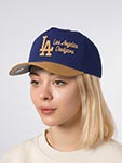 Бейсболка MITCHELL NESS арт. HP16222-LADBLUE Los Angeles Dodgers MLB (синий / бежевый)